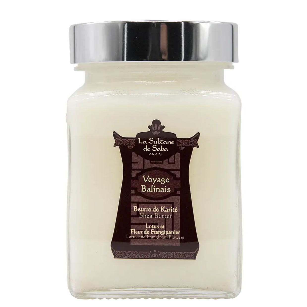 LA SULTANE DE SABA Shea Butter Lotus And Frangipani Flowers - Олія Каріте Лотос та квіти Франжіпані