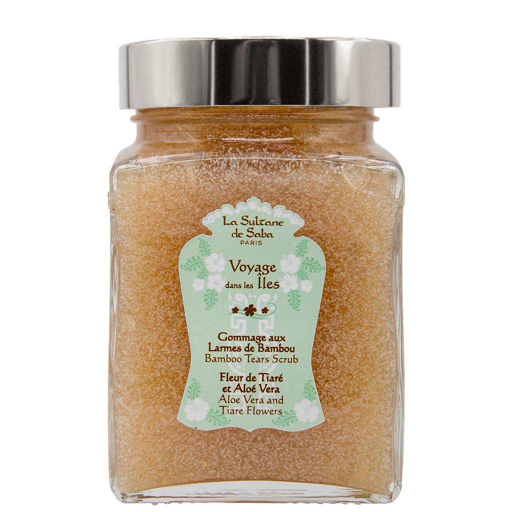 LA SULTANE DE SABA Tahitian Bamboo Tears Scrub Aloe Vera And Tiare Flowers - Скраб для Тіла з Бамбуком