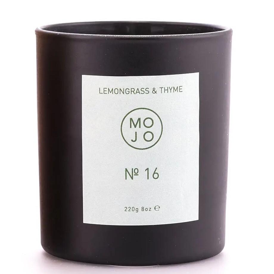 MOJO Lemongrass, Thyme #16 - Ароматична свічка з ароматом цитрусових і зелені на деревно-землистому тлі