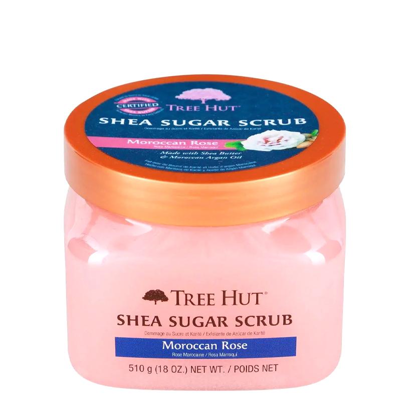 TREE HUT Moroccan Rose Sugar Scrub – Цукровий скраб для тіла з марокканською трояндою