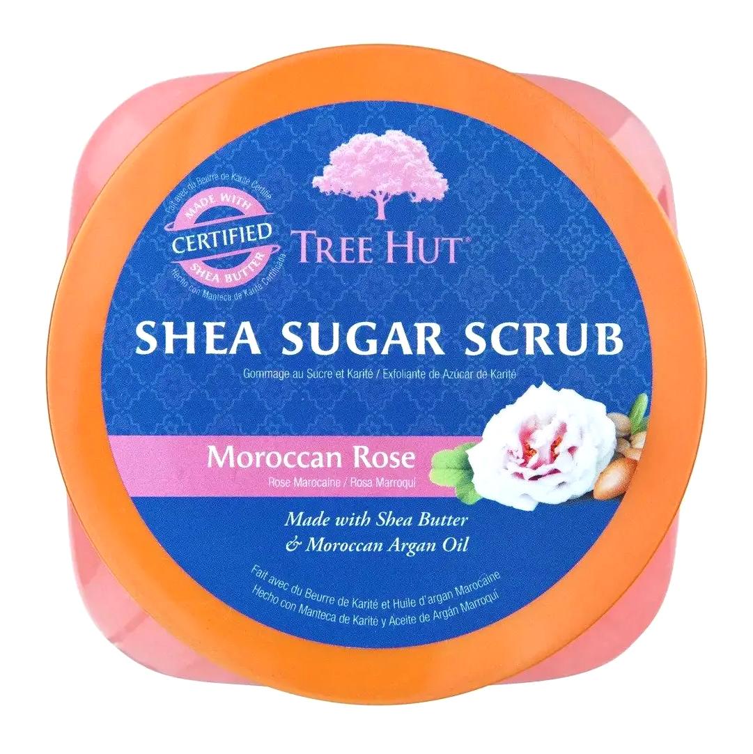 TREE HUT Moroccan Rose Sugar Scrub – Цукровий скраб для тіла з марокканською трояндою