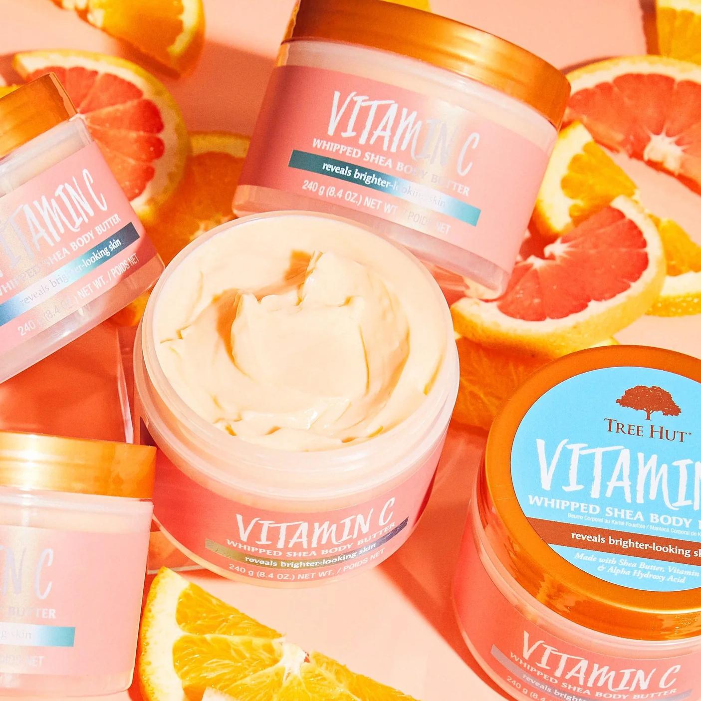 TREE HUT Vitamin C Whipped Body Butter – Баттер для тіла з ароматом цитрусів