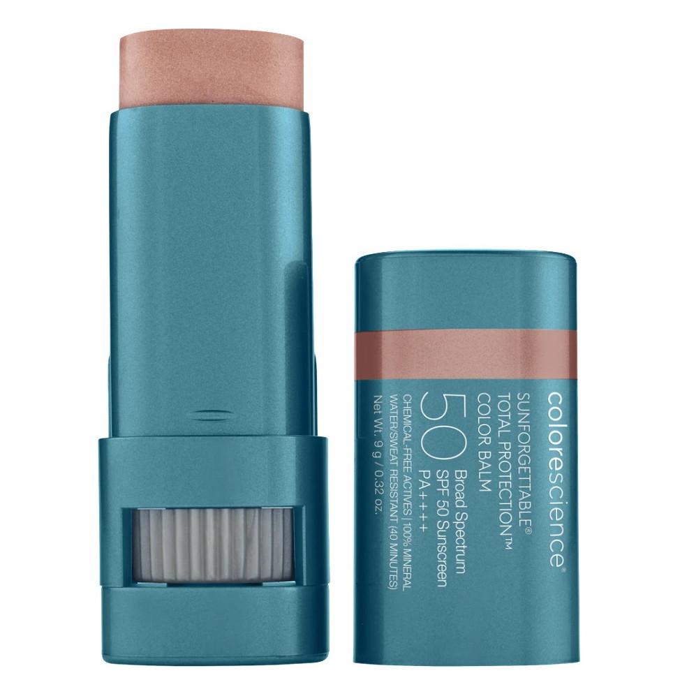COLORESCIENCE Sunforgattable® Total Protection™ Color Balm SPF 50 - Бальзам для губ і рум'яна з SPF 50