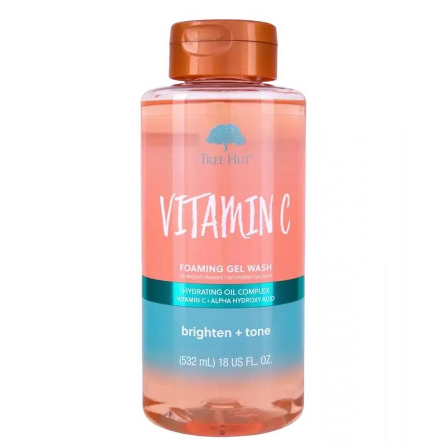 TREE HUT Vitamin C Foaming Gel Wash – Гель для душу з цитрусовим ароматом