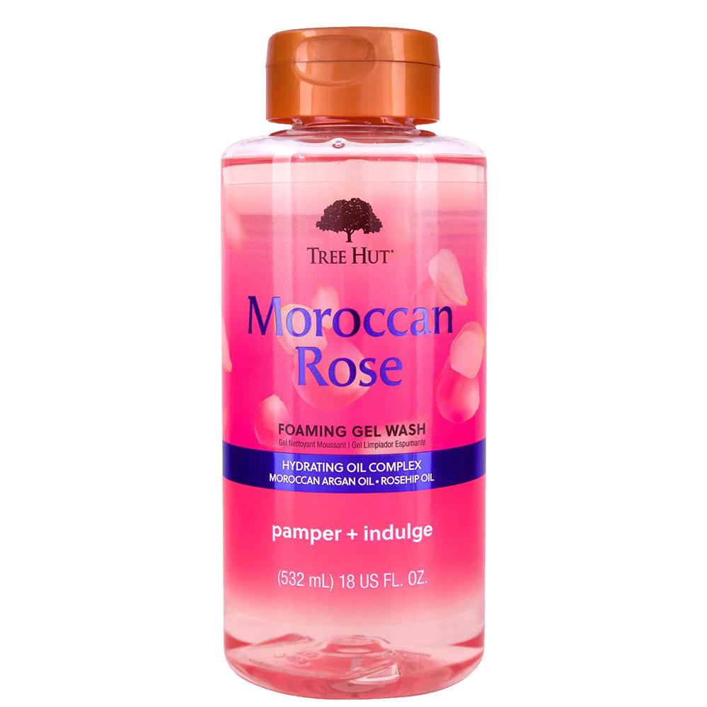 TREE HUT Moroccan Rose Foaming Gel Wash – Гель для душу з ароматом марокканської троянди
