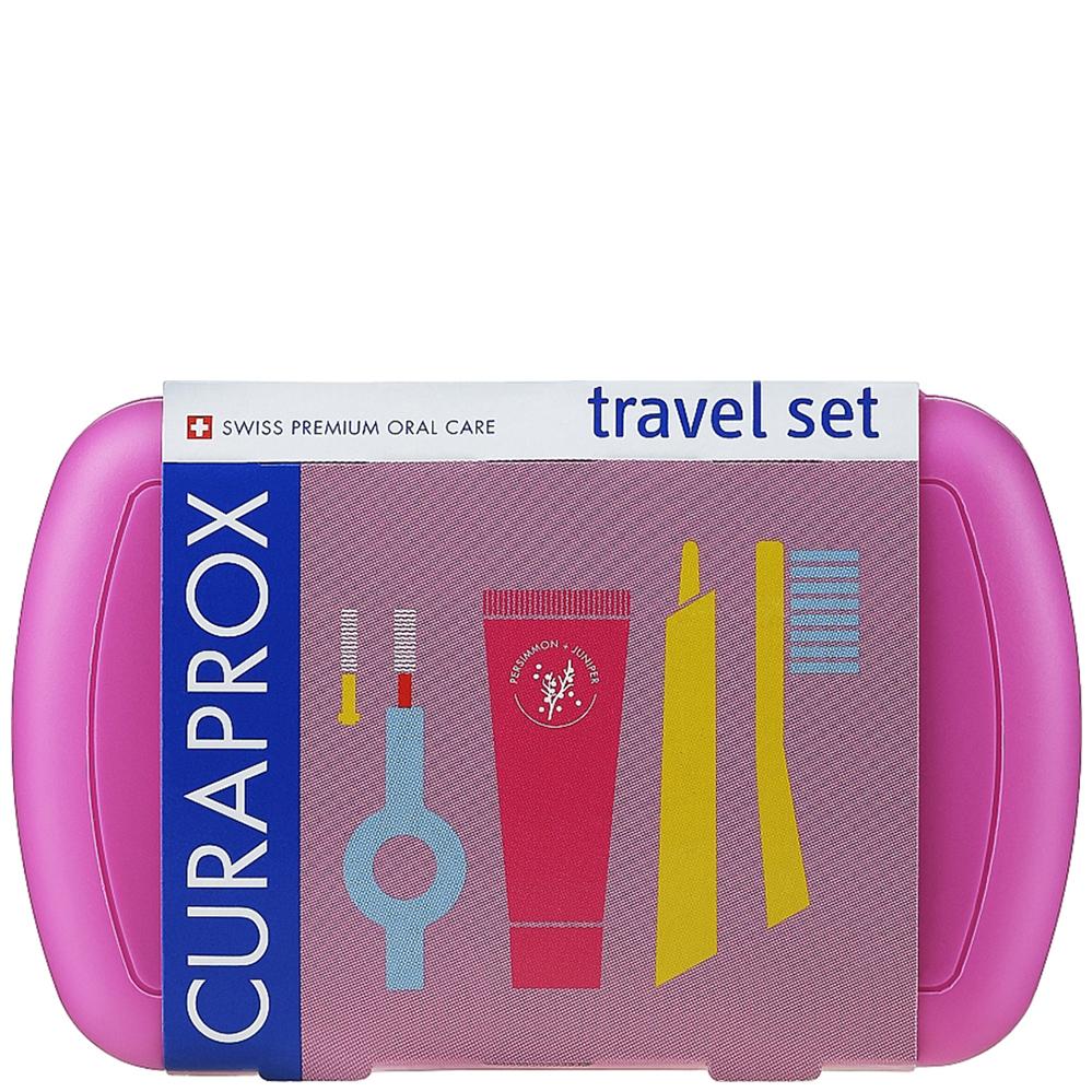 CURAPROX Ortho Travel Set Pink - Набір дорожній гігієнічний