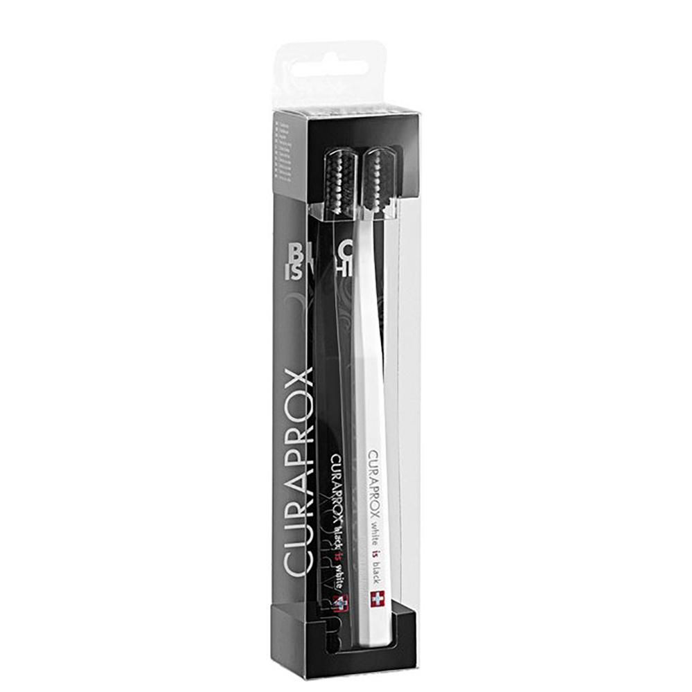 CURAPROX White is Black Duo Black UltraSoft - Набір зубних щіток