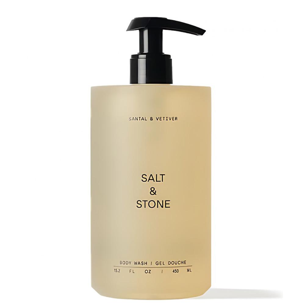 SALT & STONE Body Wash Santal & Vetiver - Антиоксидантний гель для душу з ароматом сандалового дерева та ветиверу