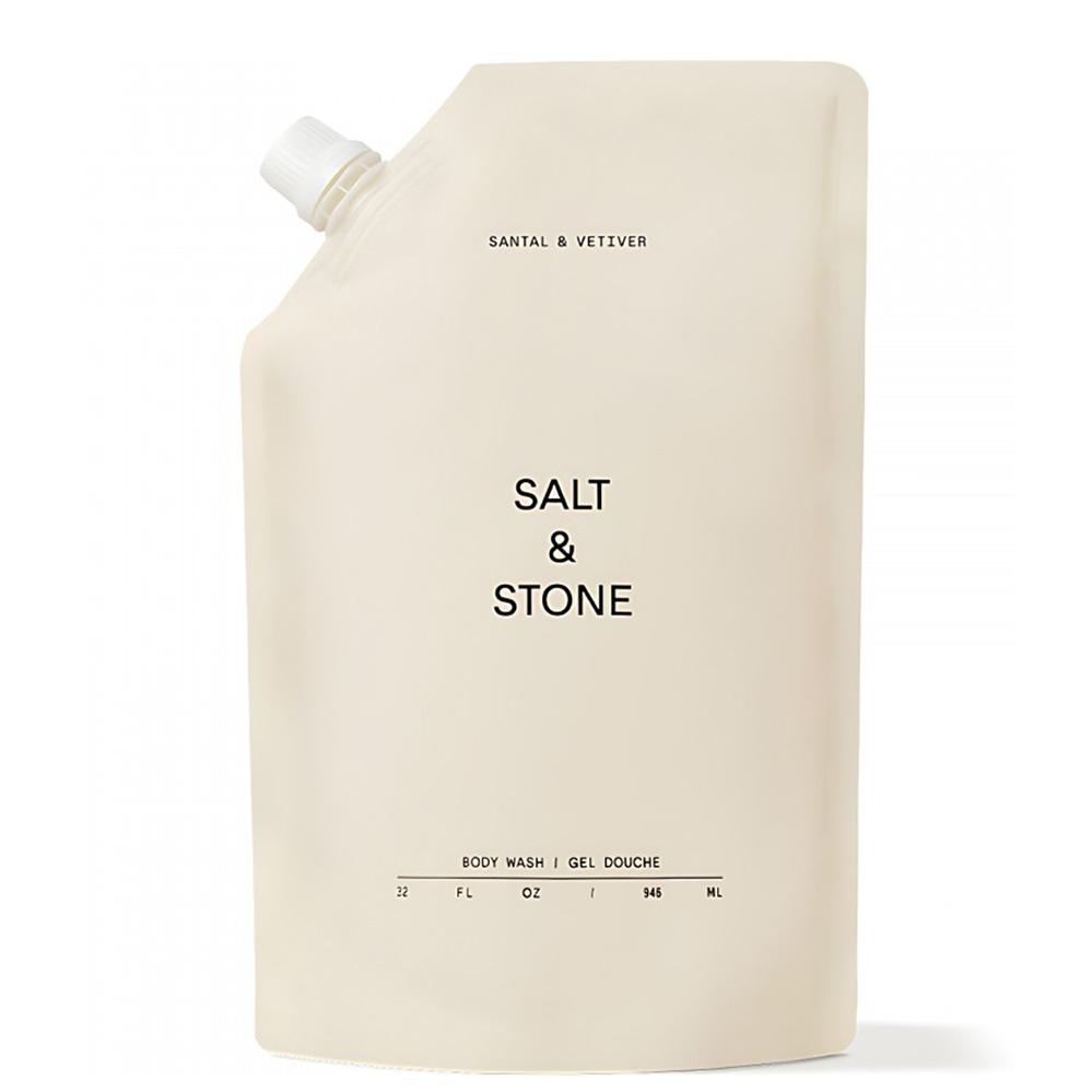 SALT & STONE Body Wash Santal & Vetiver Refill - Антиоксидантний гель для душу з ароматом сандалового дерева та ветиверу