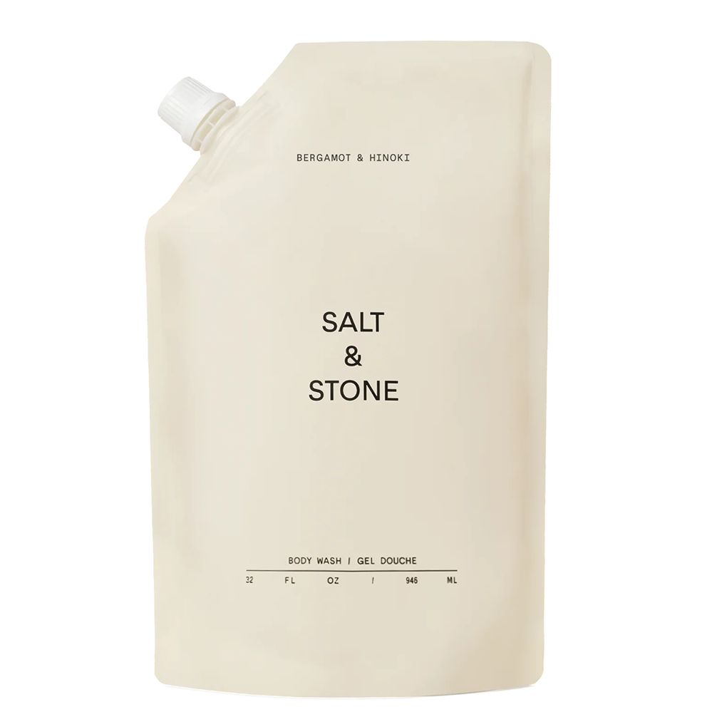 SALT & STONE Body Wash Bergamot & Hinoki Refill - Антиоксидантний гель для душу з ароматом бергамоту та хінокі