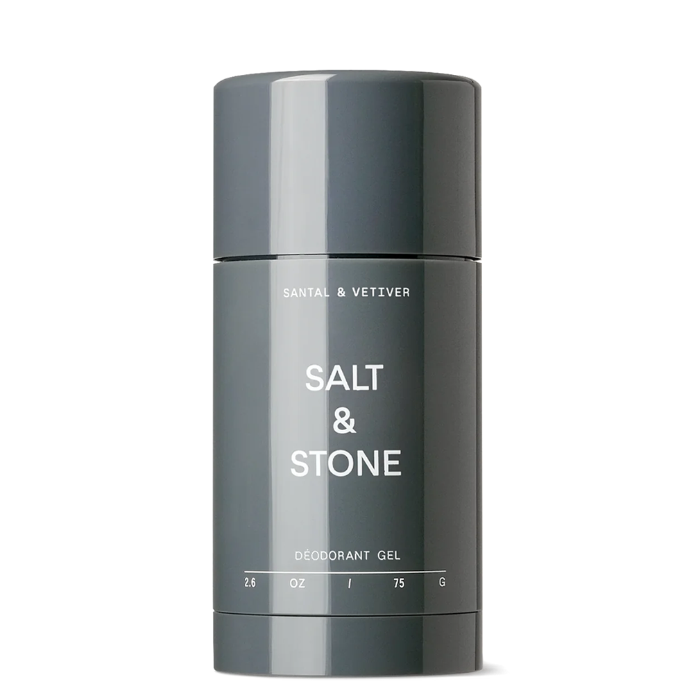 SALT & STONE Natural Deodorant Gel Santal & Vetiver - Натуральний дезодорант гель з ароматом сандалового дерева та ветиверу