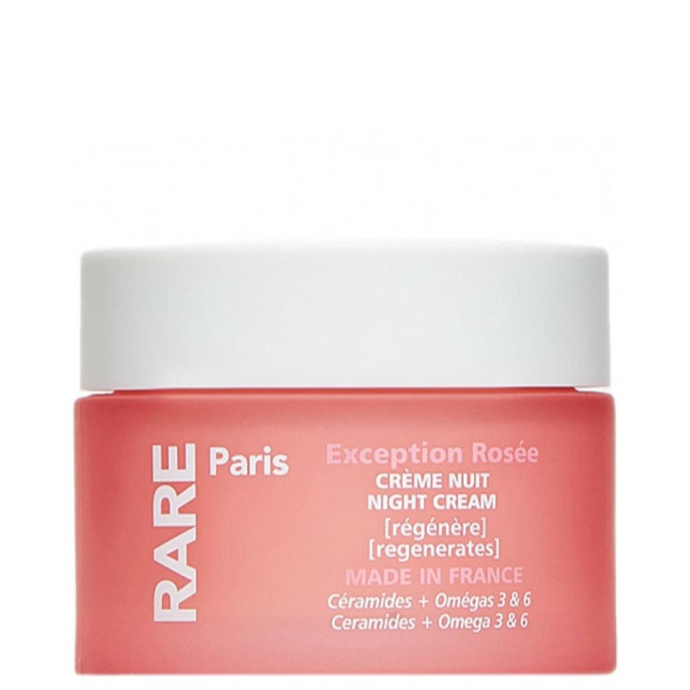 Rare Paris Exception Rosée Night Crème - Відновлювальний нічний крем для обличчя з церамідами, Омега 3 та 6
