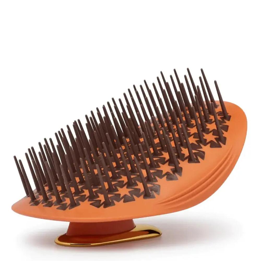 MANTA Brush Kinks, Coils & Curls Amber Orange - Щітка для кучерявого та хвилястого волосся помаранчева