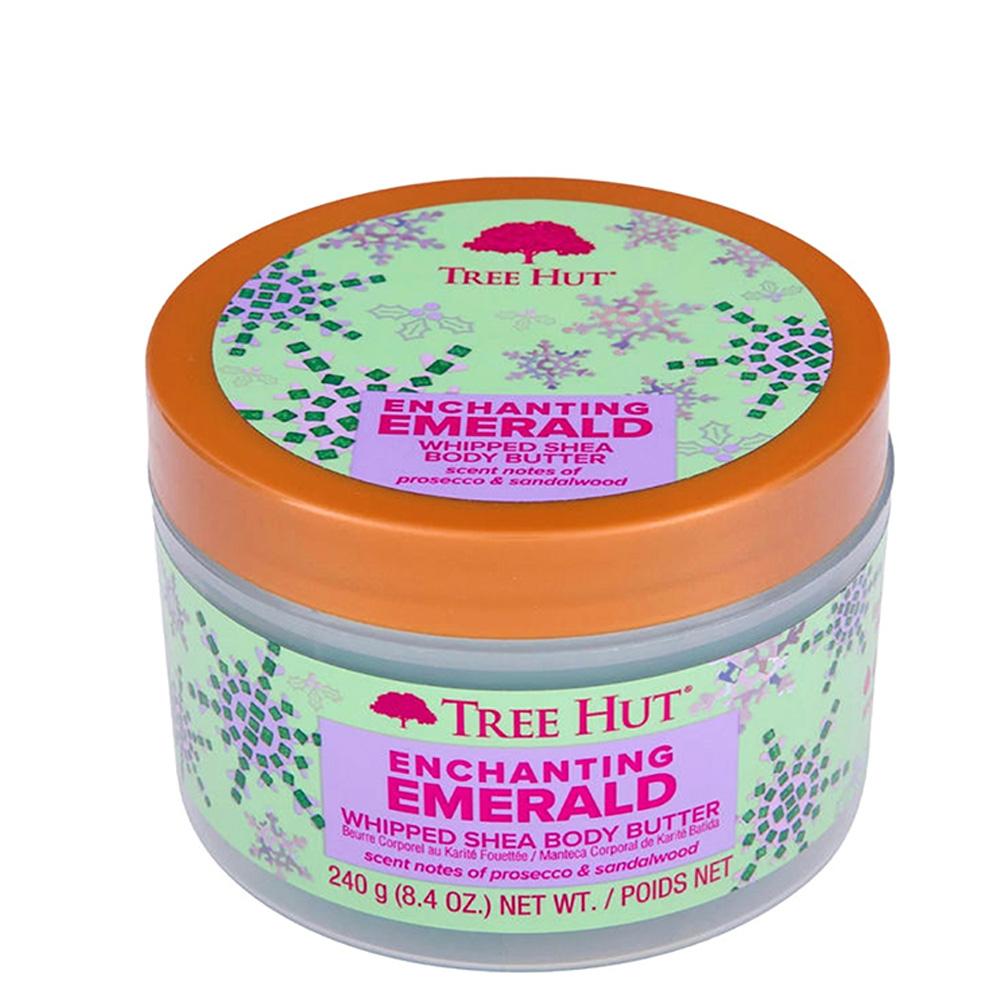 TREE HUT Enchanting Emerald Whipped Body Butter – Баттер для тіла з ароматом просекко, сандалового дерева та мускусу