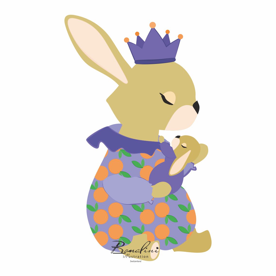 Bunny The Queen and a clementina jumpsuit