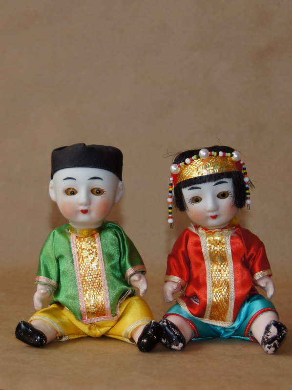 Японские куклы: Император и Императрица