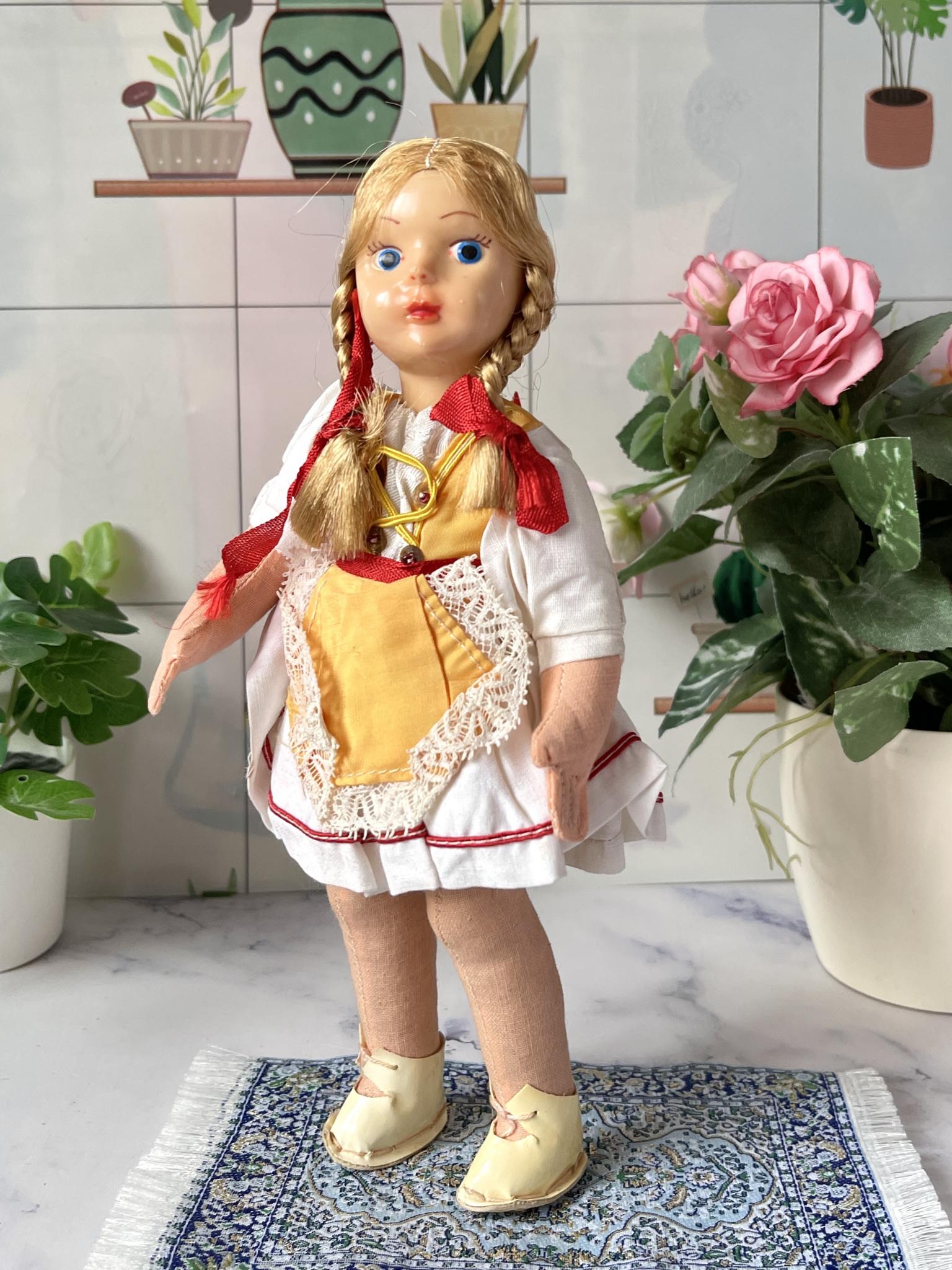 Тканевая польская кукла, 22 см