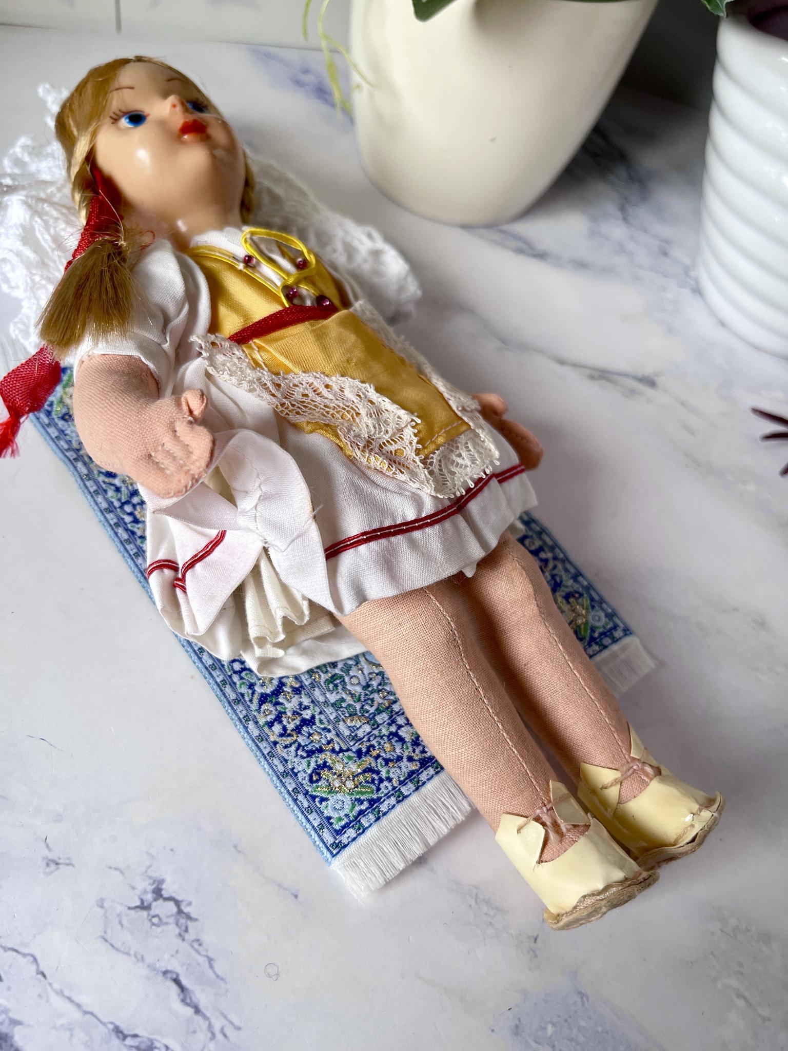 Тканевая польская кукла, 22 см