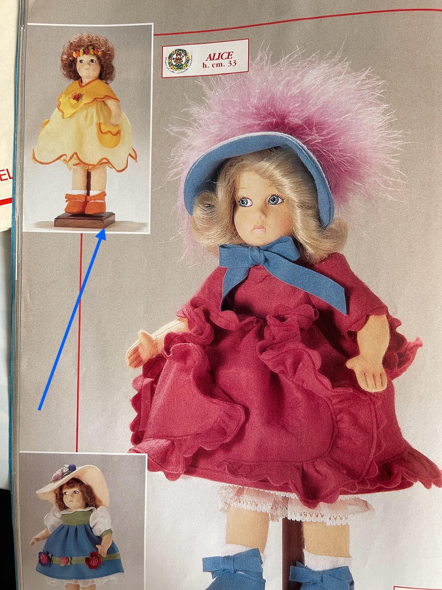 Пара кукол Aldo и Alice, Lenci, в оригинальной упаковке