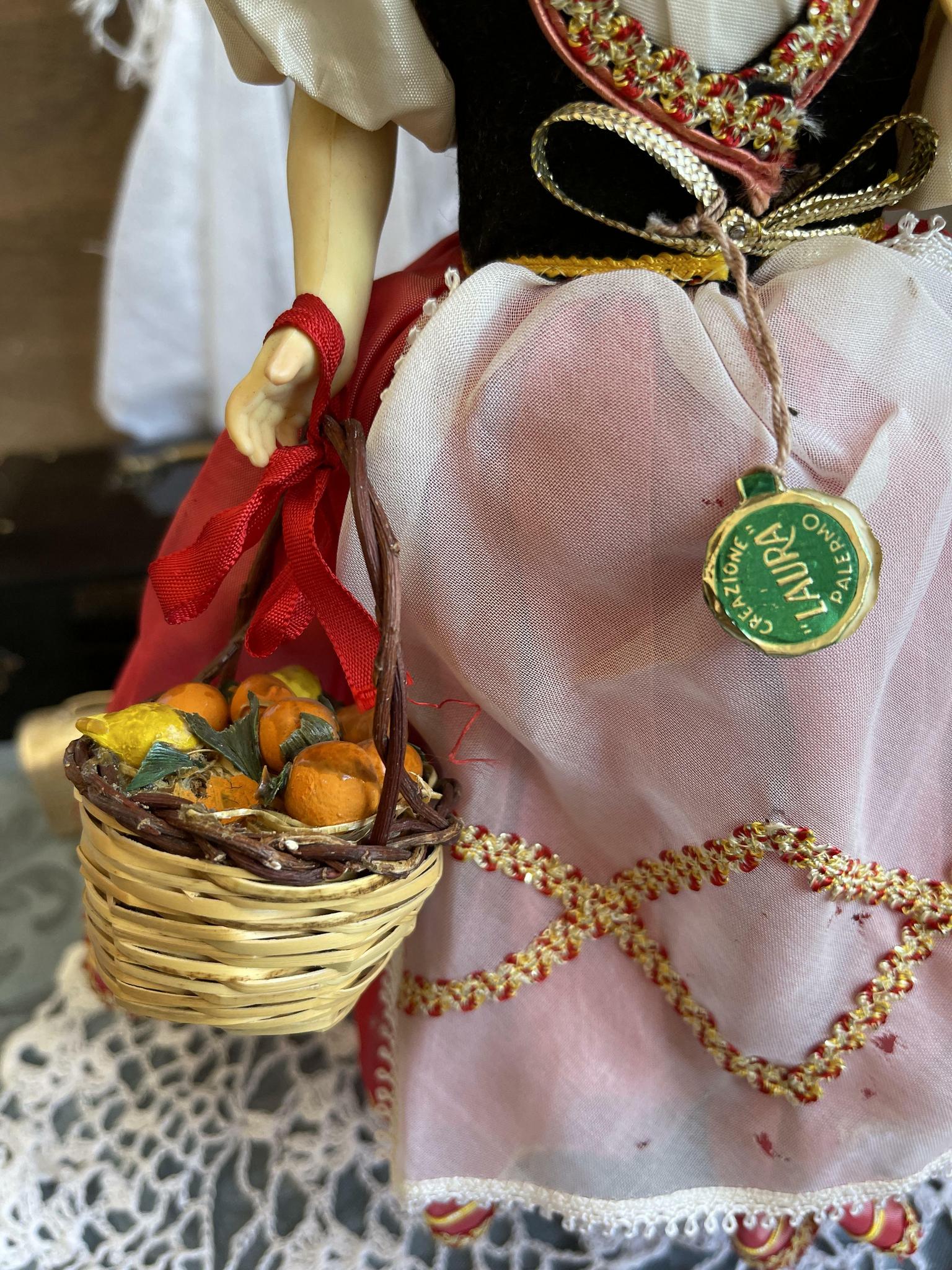 Итальянская кукла, Палермо, 33 см