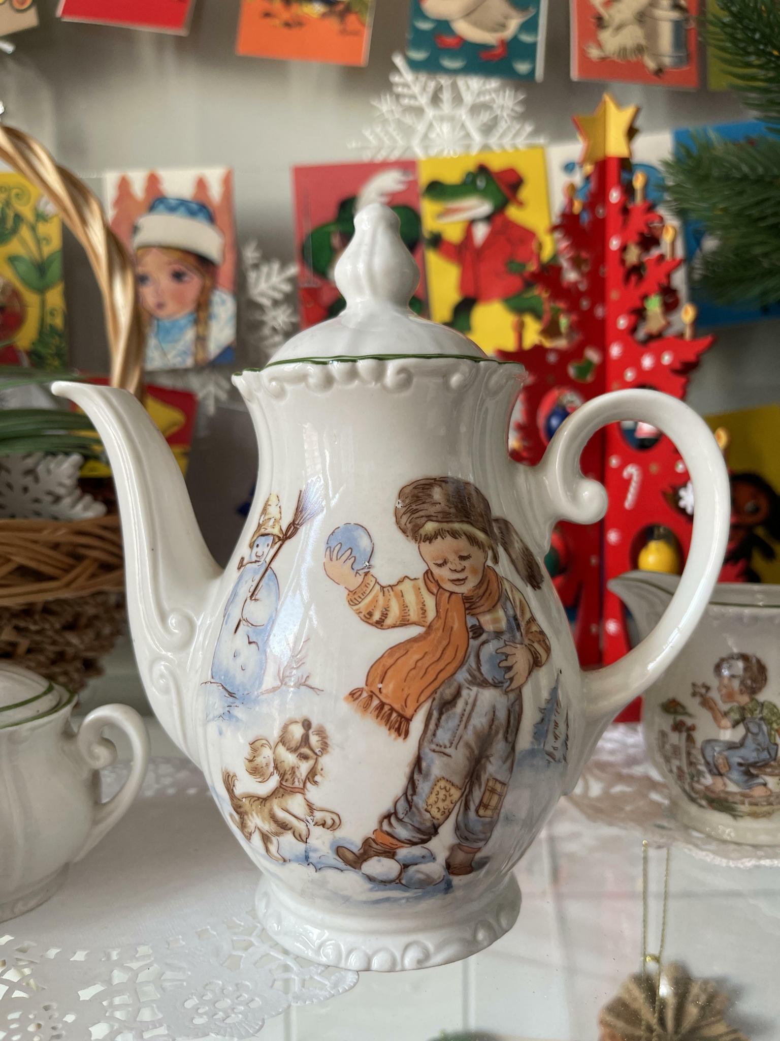 Детский кукольный сервиз ГДР