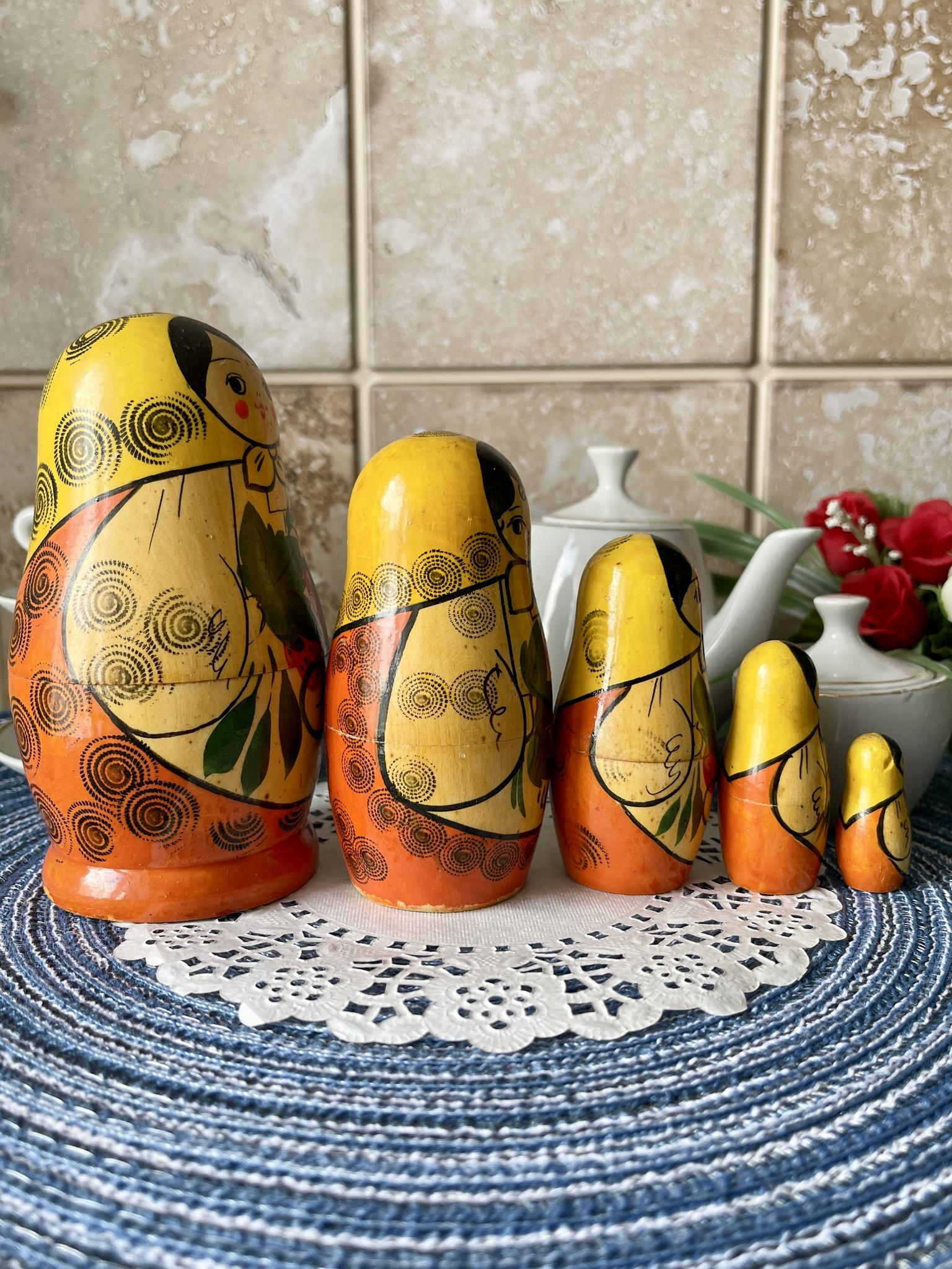 пятиместная матрешка Ссср