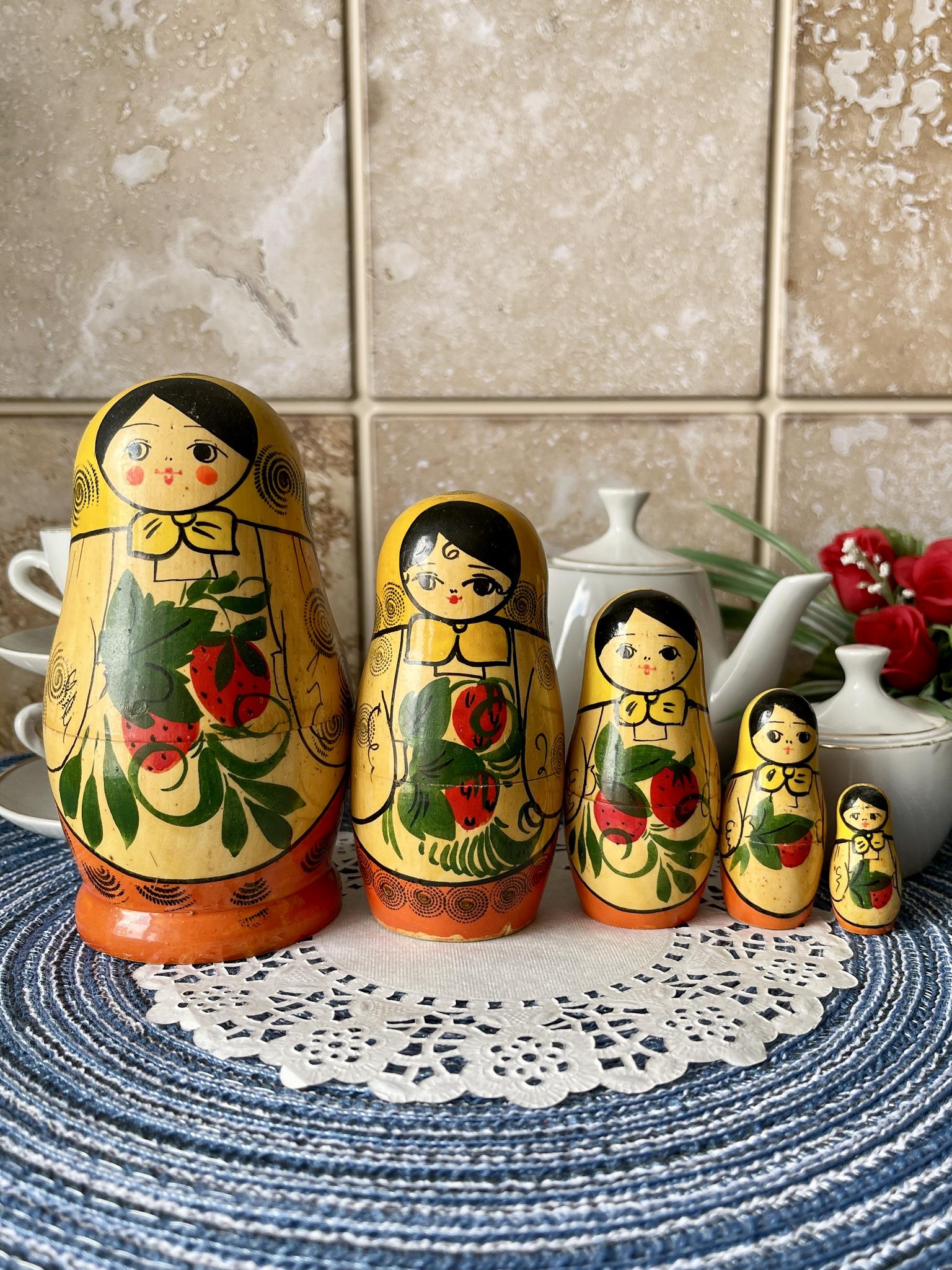 пятиместная матрешка Ссср