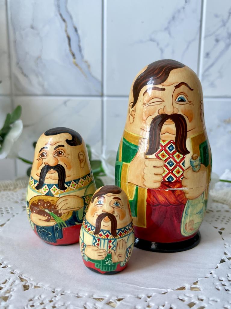 Авторская трехместная матрешка