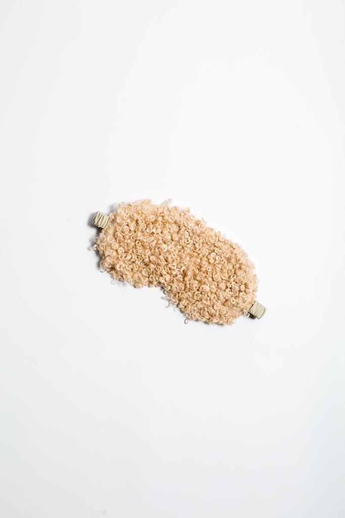 Sleeping Mask Fluffy Beige
