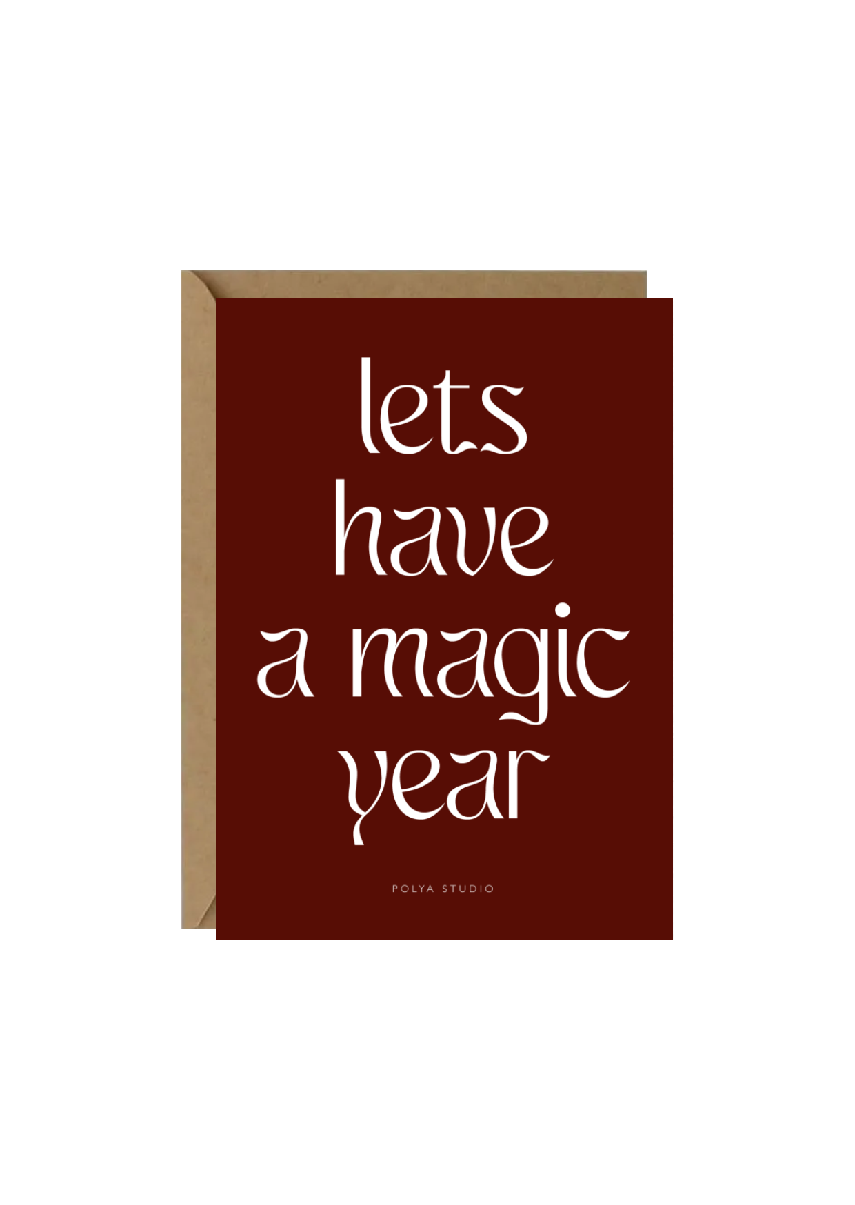 Открытка MAGIC YEAR (RED)