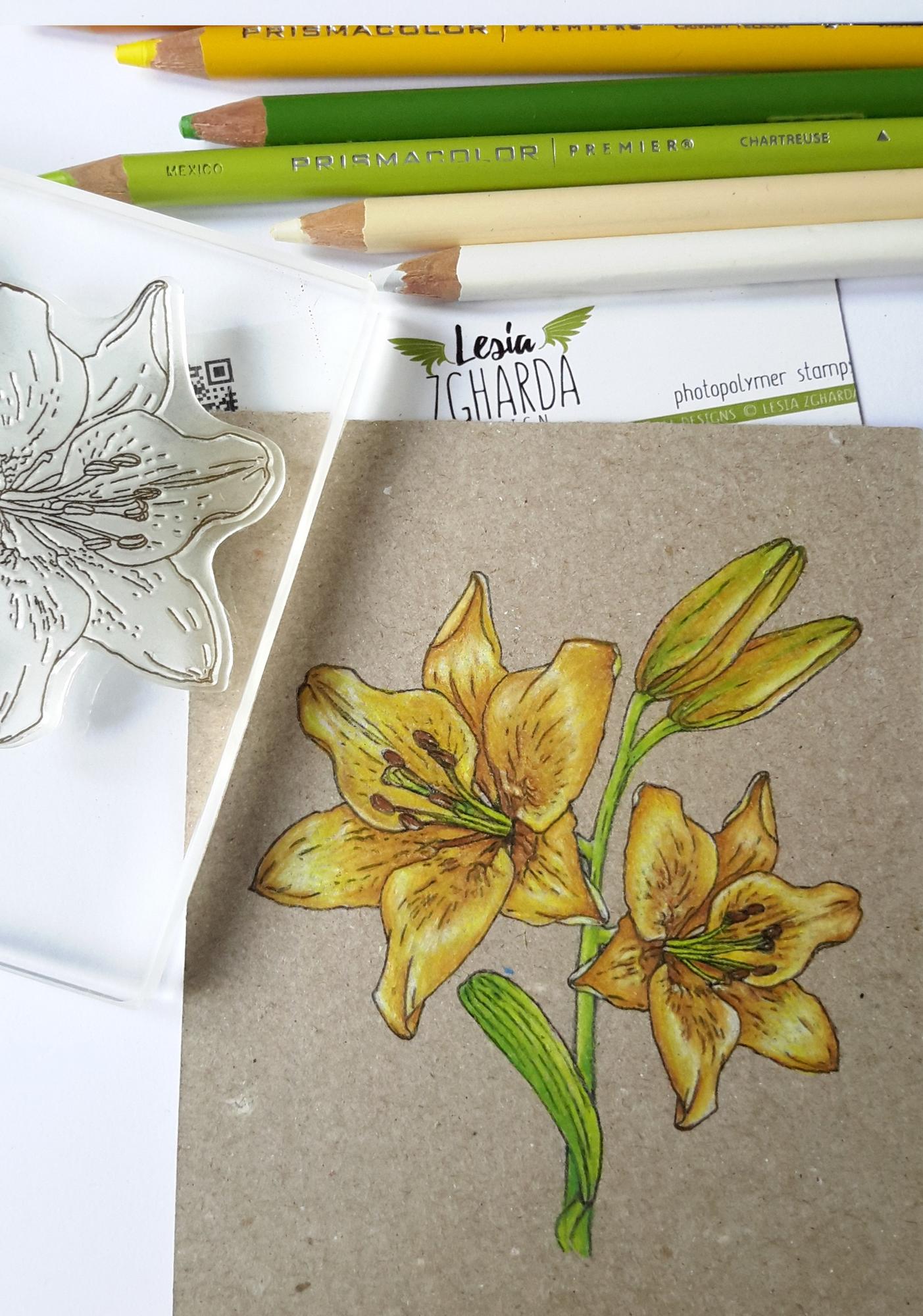 {FL231} Stamp Set "Lily"