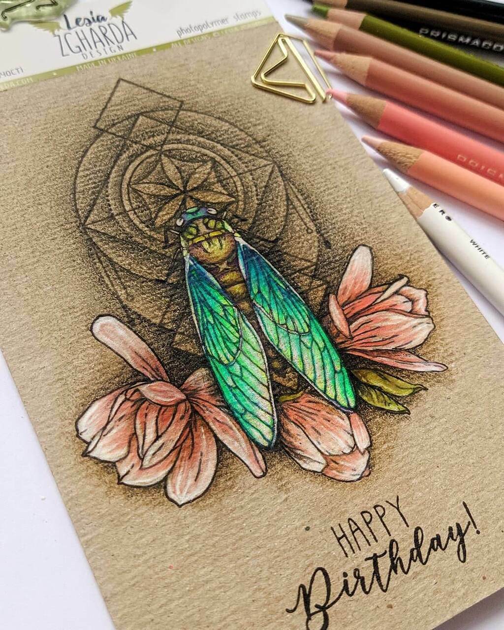 {FA125} Stamp "Cicada"