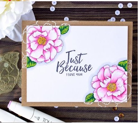 {TA200} Stamp  "Just Because..."