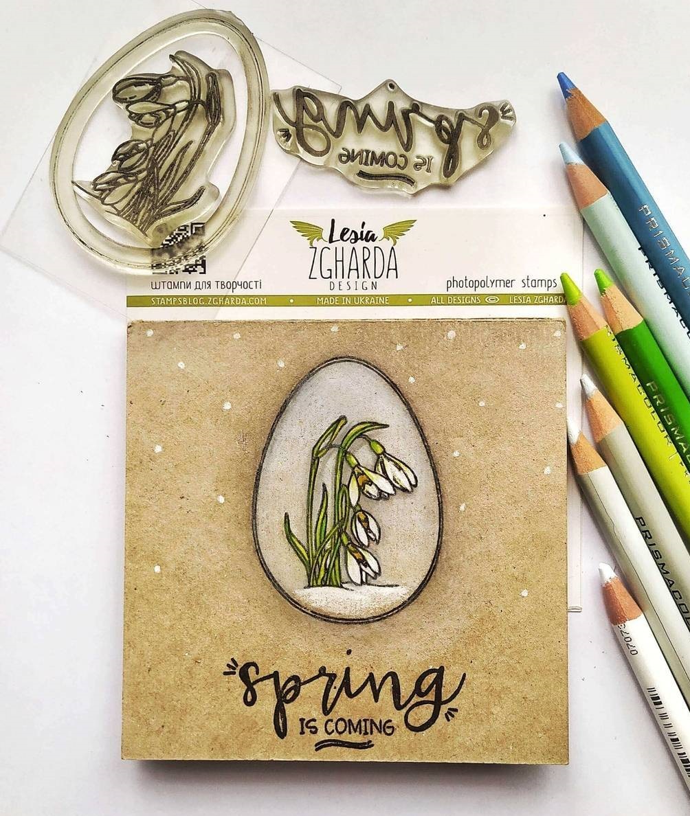 {TA204} Stamp "Spring is coming"