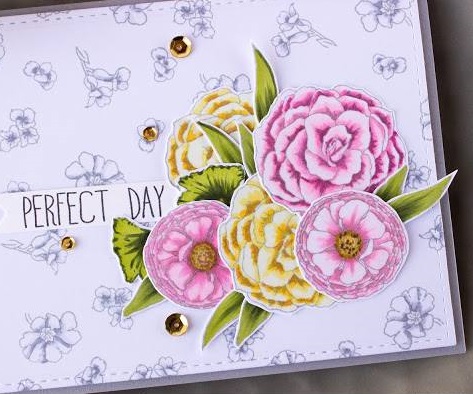 {FL253} Stamp Set "Flowers"