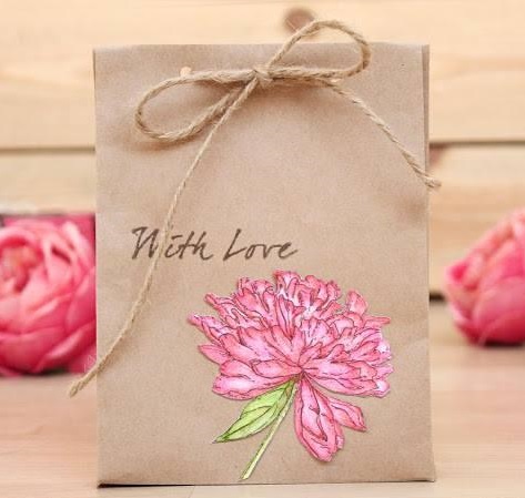 {FL121} Stamp "Peony"