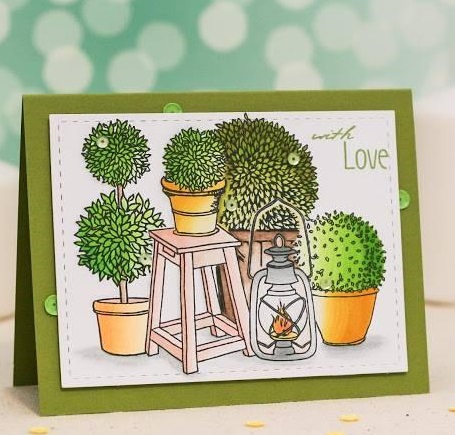 {FL114} Stamp "The bush in a drawer"