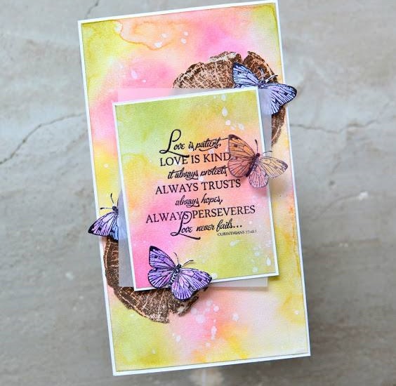 {TA084} Stamp "Love is..."