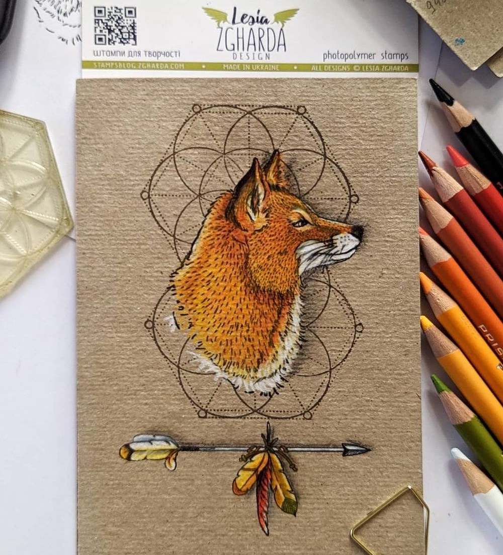 {RE098} Stamp "Arrow"