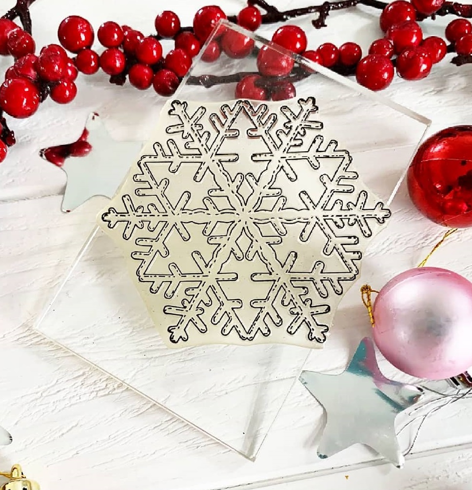 {SR223} Stamp "Ice snowflake"