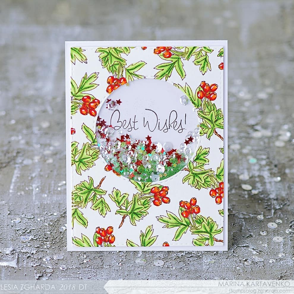 {FL282} Stamp "Hawthorn branch"