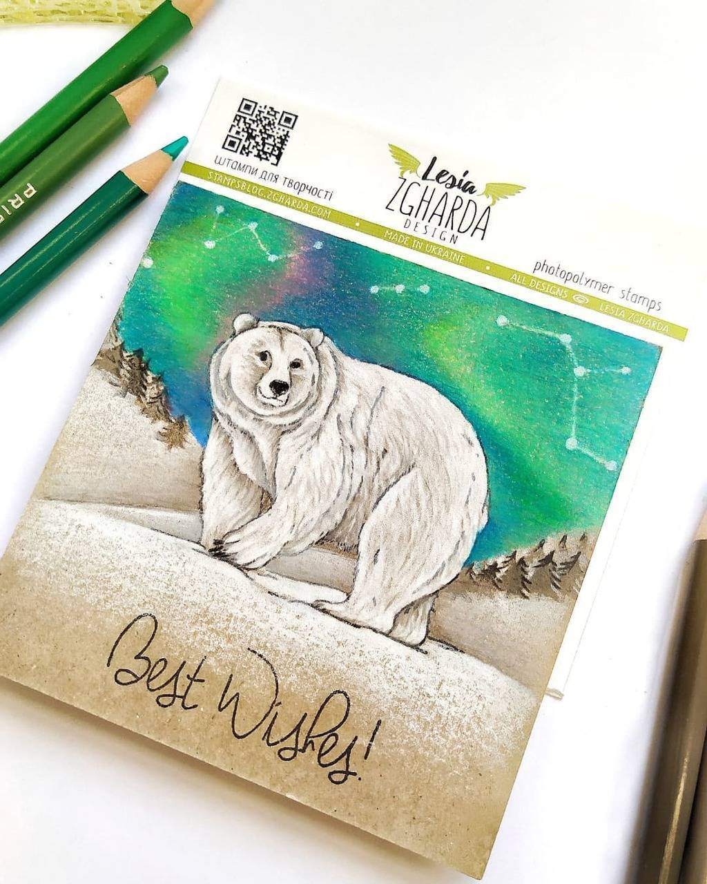 {TA228} Stamp "Best wishes!"