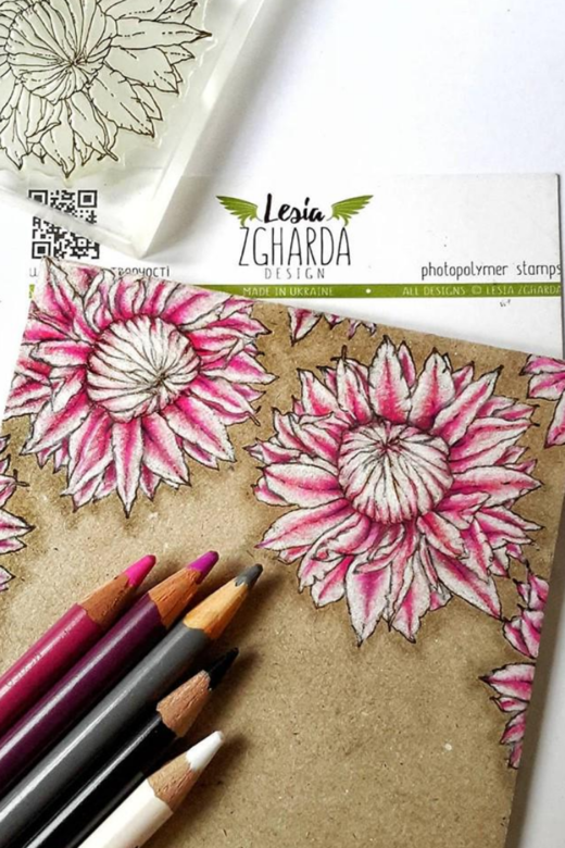 {FL293} Stamp "Clematis"