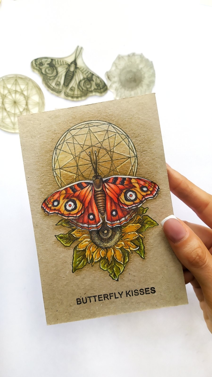 Butterfly stamp Lesia Zgharda clear stamps