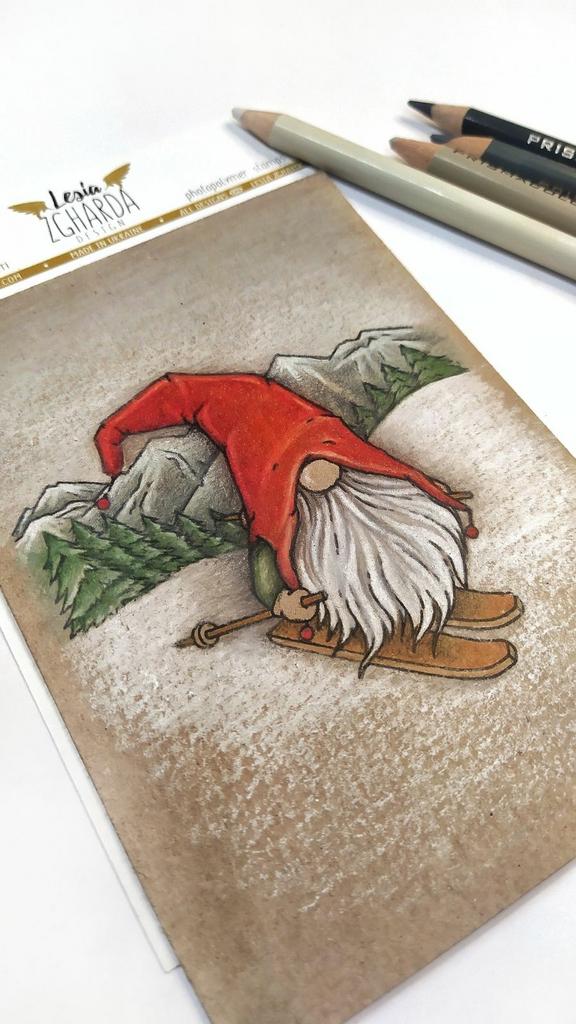 {FL320} Stamp Set "Road to the mountains"