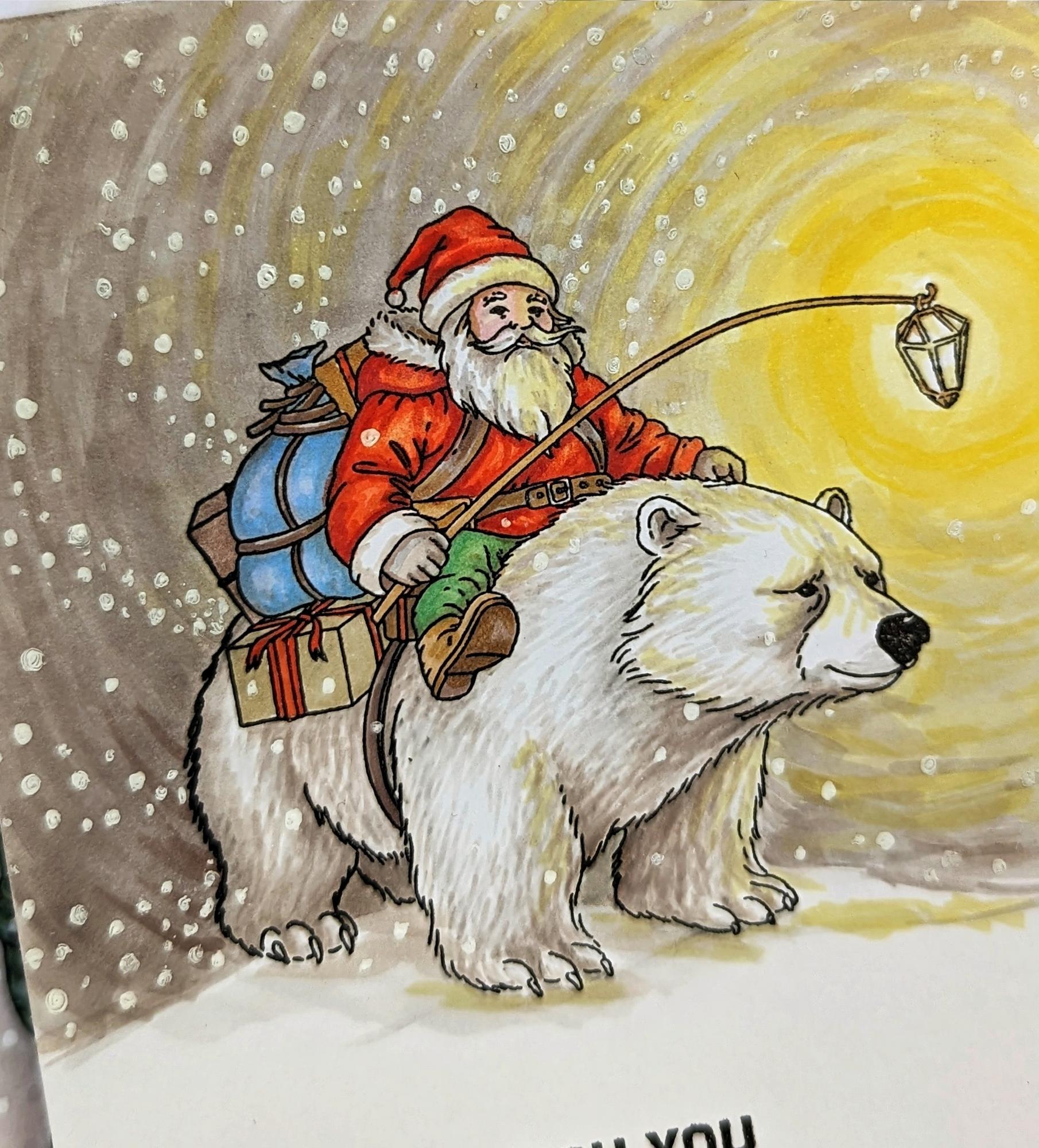 {SR277} Stamp "St. Nicholas on a bear"