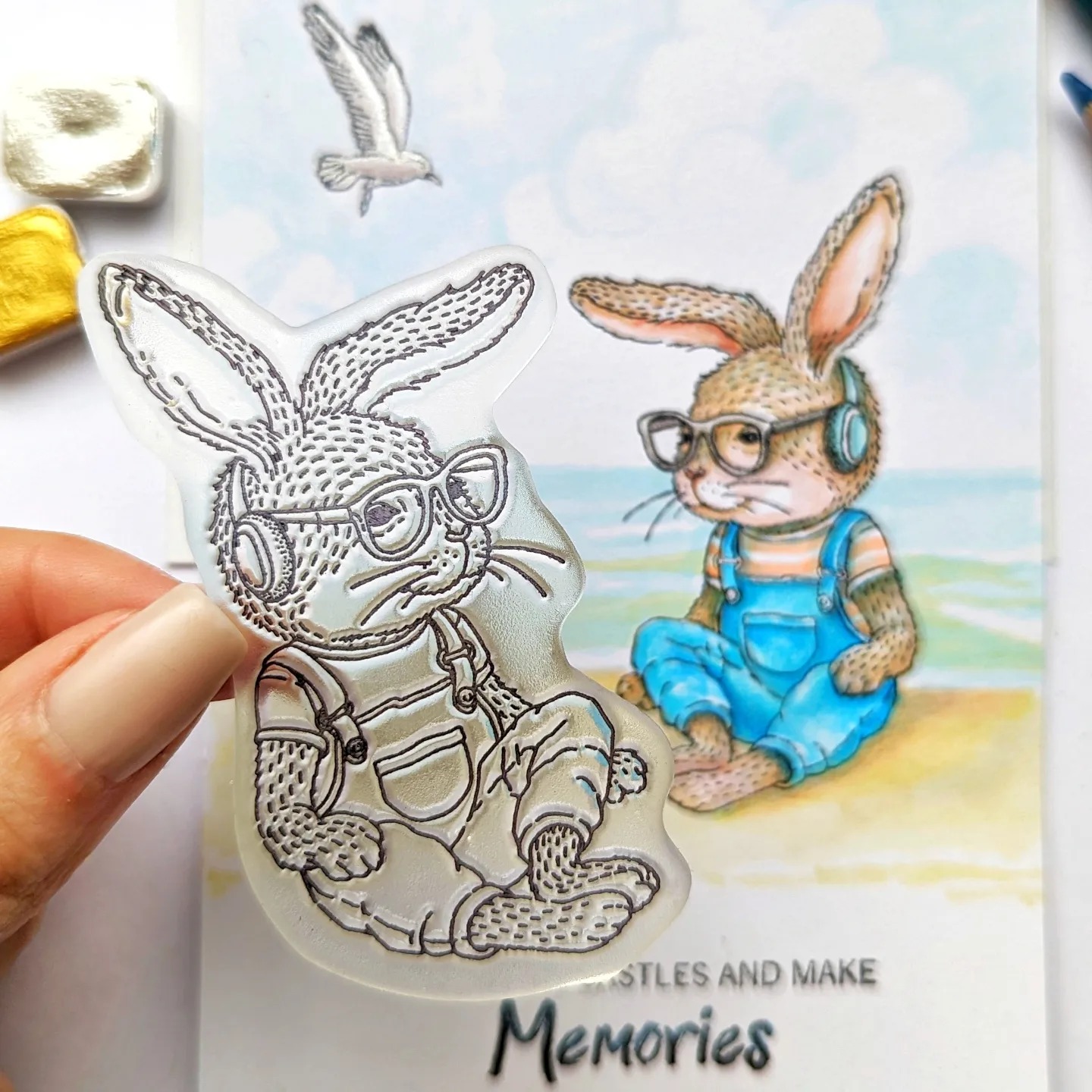 {FA227} Stamp"The Baby Rabbit Boy"