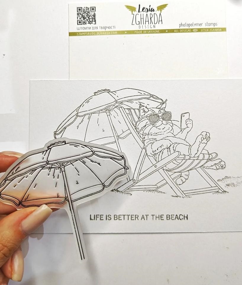 {N098} Stamp Set "Sunny Beach Collection"