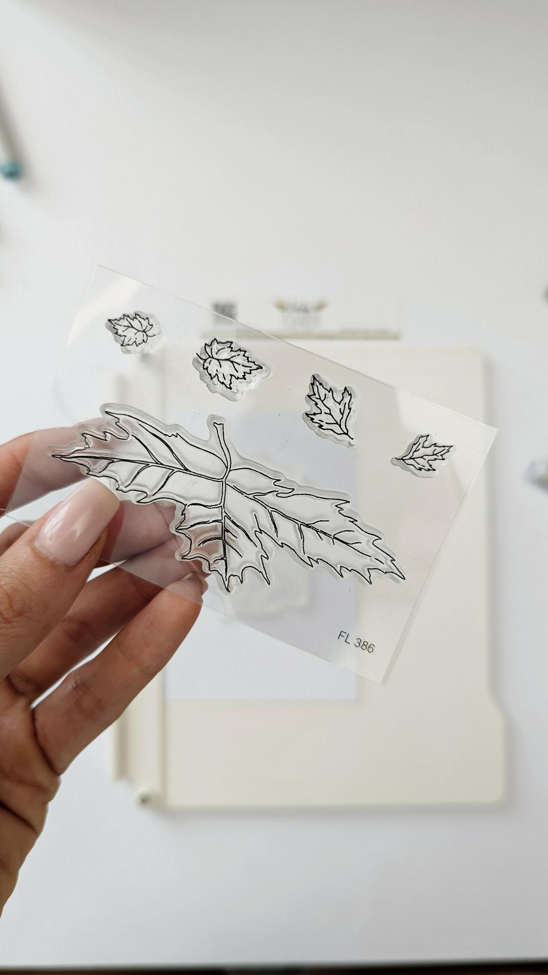 {FL386} Stamp Set "Autumn Leaves"