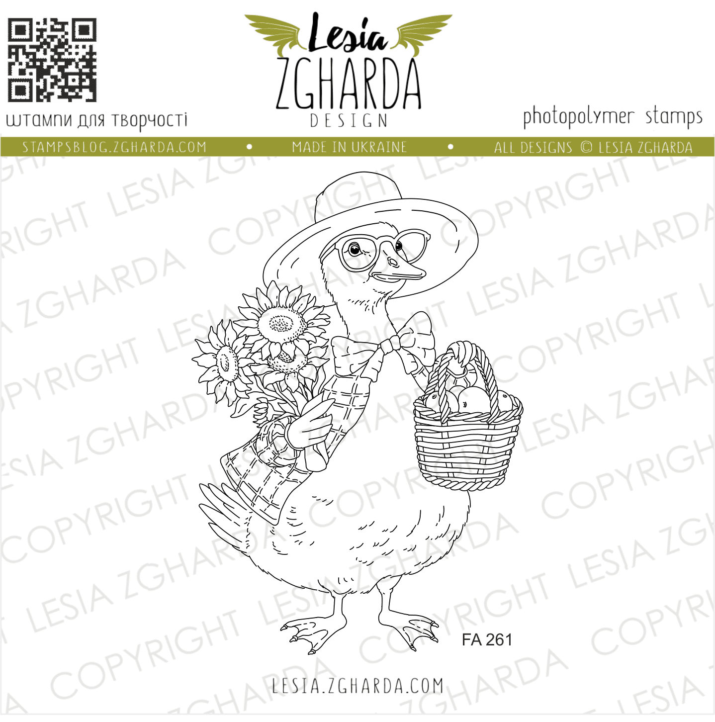 {FA261} Stamp "Mother Goose"